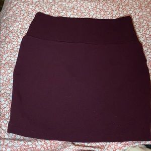 Body on skirt with waist band